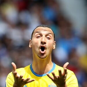 Zlatan Ibrahimovic pendant du match de l'équipe de Suède contre l'équipe d'Italie à Toulouse lors de l'UEFA Euro 2016, le 17 juin 2016. © Cyril Moreau/Bestimage