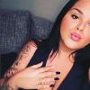 Sarah Fraisou des "Anges 8", la bouche en coeur sur Instagram