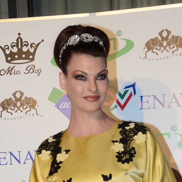 Linda Evangelista - Gala de charite "The Children For Peace" à Rome en Italie le 1er novembre 2013.