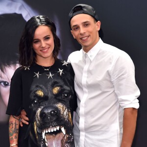 Alizée et son compagnon Grégoire Lyonnet - Jour 1 - Photocall lors du 55e festival de télévision de Monte-Carlo à Monaco. Le 14 juin 2015.