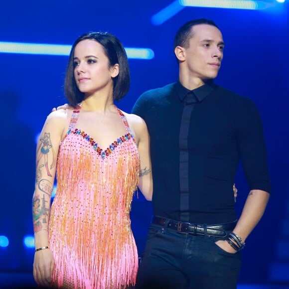 Exclusif - Alizée et Grégoire Lyonnet - Tournée Danse avec les stars au Zénith de Lille, le 16 janvier 2015.