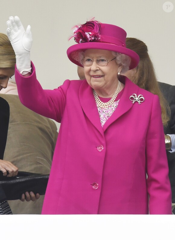 La reine Elisabeth II d'Angleterre - La famille royale d'Angleterre au "Patron's Lunch" à Londres, à l'occasion du 90ème anniversaire de la reine. Le 12 juin 2016