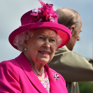 La reine Elisabeth II d'Angleterre, le prince Philip, duc d'Edimbourg - Arrivée de la famille royale d'Angleterre au "Patron's Lunch" à Londres, à l'occasion du 90ème anniversaire de la reine. Le 12 juin 2016