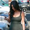Kim Kardashian à la sortie d'un studio à Van Nuys, le 21 juin 2016.