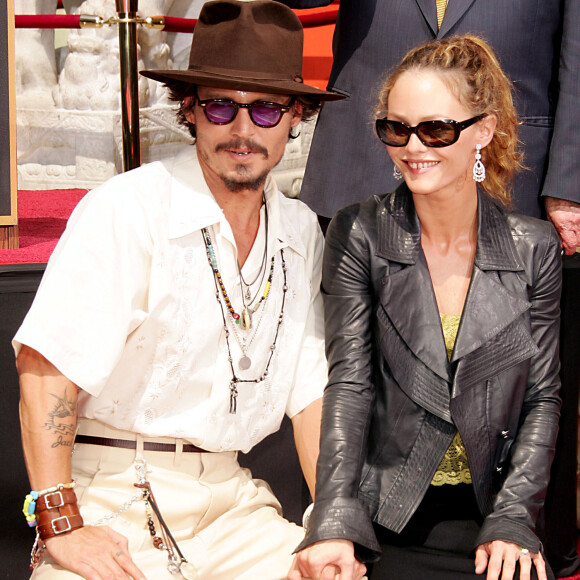 Johnny Depp et Vanessa Paradis à Hollywood le 16 septembre 2005.