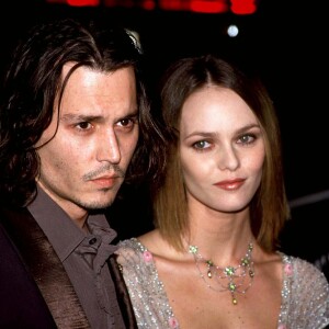 Johnny Depp et Vanessa Paradis à Los Angeles en novembre 1999.