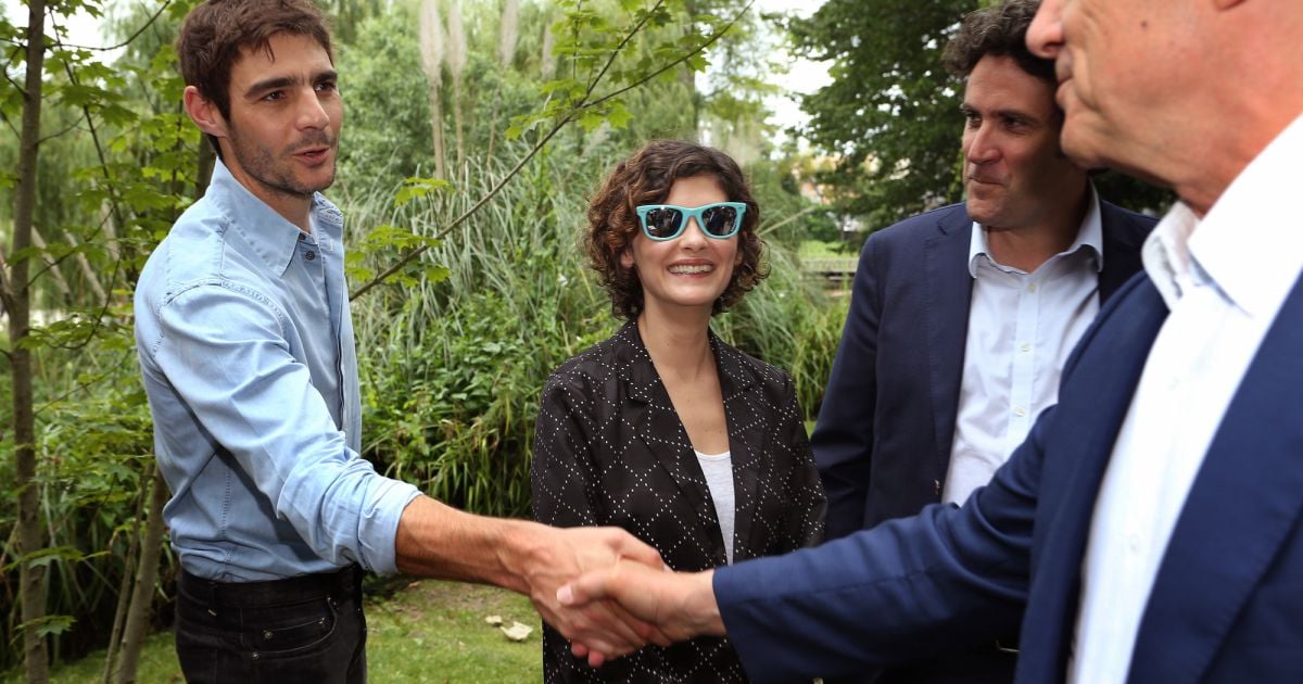 Audrey Tautou Et Son Nouveau Compagnon Audrey Tautou officialise avec le beau Yann Le Bourbouac'h devant Alain