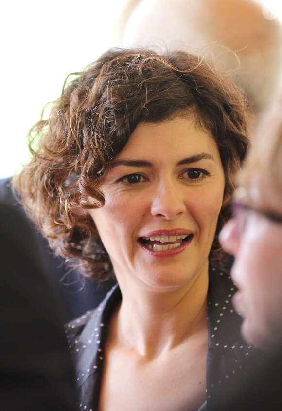 Audrey Tautou - Inauguration du nouveau chai du Château Les Carmes Haut-Brion dessiné par Philippe Starck et Luc Arsène à Bordeaux le 24 juin 2016. Le domaine, qui produit des crus de Pessac-Léognan, est la propriété du groupe immobilier Pichet. © Patrick Bernard / Quentin Salinier / Bestimage