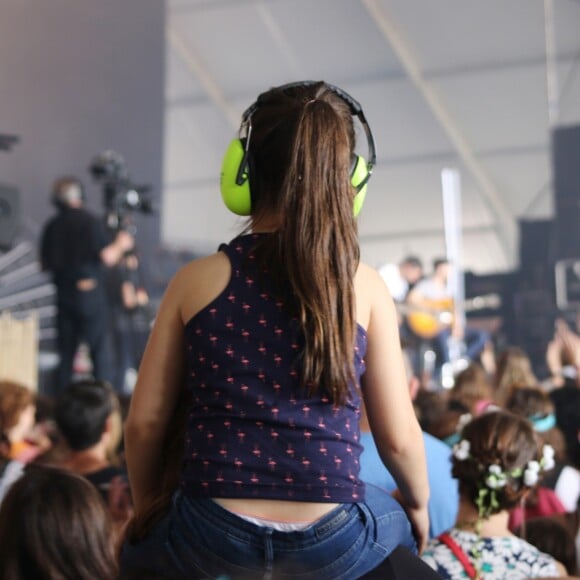 Louane Emera en concert au festival Solidays à l'hippodrome de Longchamp. Paris, le 26 juin 2016. © Lise Tuillier/Bestimage