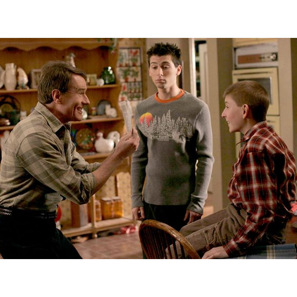 Bryan Cranston, Justin Berfield et Erik Per Sullivan dans la série "Malcolm".