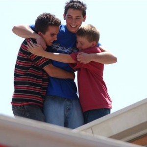 Frankie Muniz, Justin Berfield et Erik Per Sullivan dans la série "Malcolm".