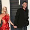 Gwen Stefani et son compagnon Blake Shelton - People à la soirée "Vanity Fair Oscar Party" après la 88ème cérémonie des Oscars à Hollywood, le 28 février 2016.