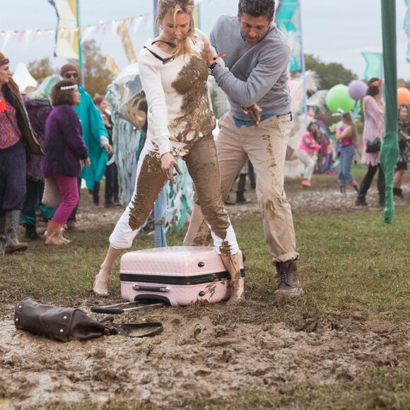 Renée Zellweger et Patrick Dempsey dans Bridget Jones Baby.