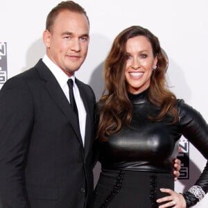 Alanis Morissette et son mari Mario Treadway - 43ème cérémonie annuelle des "American music awards" à Los Angeles le 23 novembre 2015.