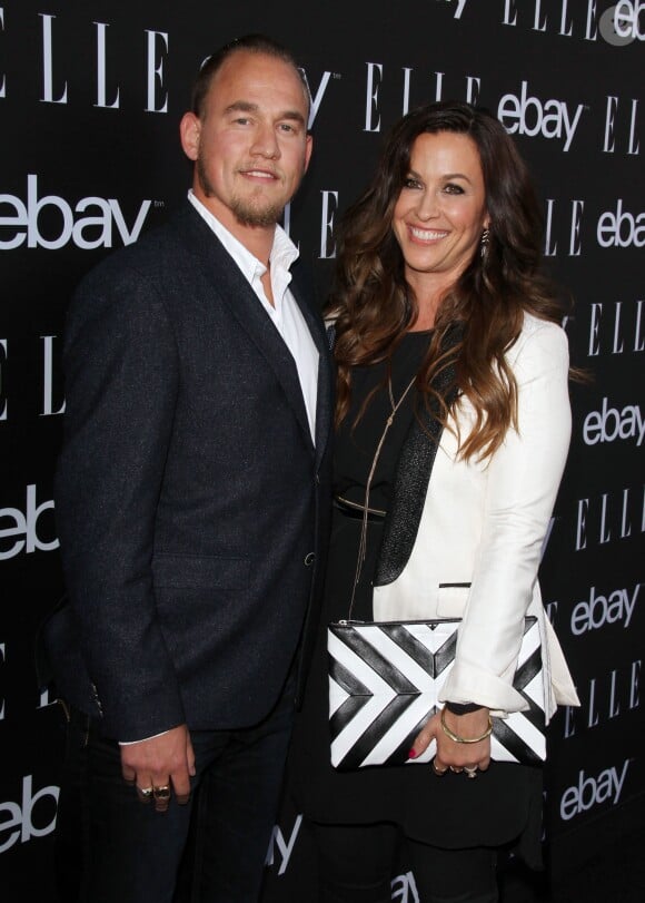Alanis Morissette et son mari Mario Treadway à la soirée "Elle" à Hollywood, 20 mai 2015
