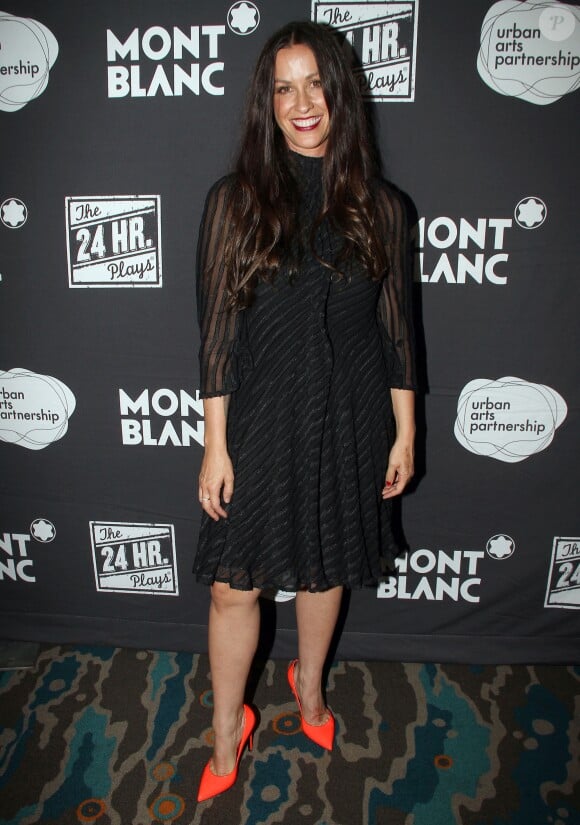 Alanis Morissette - 4ème soirée Montblanc "The 24 Hours Play" à l'hôtel "The Shore" à Santa Monica. Le 20 juin 2014
