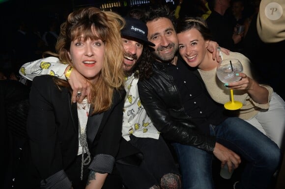 Exclusif - Daphné Bürki, Gunther Love, Mathieu Madénian, guest - Soirée à la Villa Schweppes de Cannes lors du du 69ème Festival International du Film de Cannes le 14 mai 2016. © Veeren/Bestimage