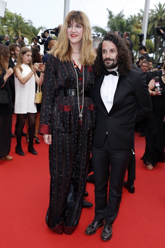 Daphné Bürki et son fiancé Gunther Love (Sylvain Quimène) - Montée des marches du film "The BFG" ("Le BGG Le Bon Gros Géant") lors du 69ème Festival International du Film de Cannes. Le 14 mai 2016. © Borde-Jacovides-Moreau/Bestimage