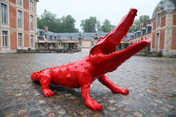 Vernissage de l'exposition de Richard Orlinski à Chamarande le 29 mai 2016. © Marc Ausset-Lacroix / Bestimage