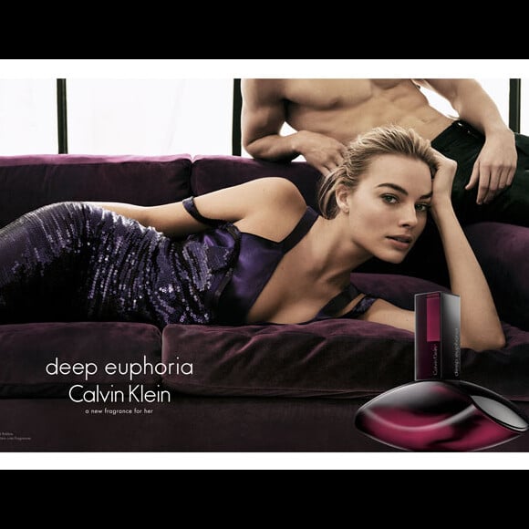 Margot Robbie pour Deep Euphoria, le nouveau parfum féminin de Calvin Klein.