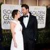 Emily Blunt et son mari John Krasinski - 72e édition des Golden Globe Awards à Beverly Hills, le 11 janvier 2015.