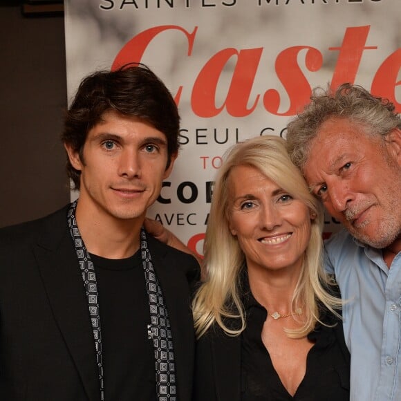 Exclusif - Sébastien Castella, Marie Sara et Joël Dupuch (ostréiculteur) - Présentation presse de la corrida Flamenca des Saintes-Maries de la Mer "Castella seul contre 6 toros" qui aura lieu le 6 août 2016, au Carré des Feuillants, rue de Castiglionne à Paris, le 27 juin 2016. © Veeren/Bestimage