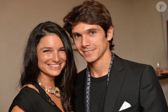 Exclusif - Sébastien Castella et sa femme Patricia Vasquez (actrice colombienne) - Présentation presse de la corrida Flamenca des Saintes-Maries de la Mer "Castella seul contre 6 toros" qui aura lieu le 6 août 2016, au Carré des Feuillants, rue de Castiglionne à Paris, le 27 juin 2016. © Veeren/Bestimage