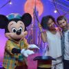 Sonia Rolland et son compagnon Jalil Lespert - People au lancement du nouveau spectacle "Mickey et le magicien" au Parc Disneyland Paris. Le 2 juillet 2016 © Giancarlo Gorassini / Bestimage