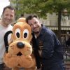 Arthur Essebag et Michael Youn - People au lancement du nouveau spectacle "Mickey et le magicien" au Parc Disneyland Paris. Le 2 juillet 2016 © Giancarlo Gorassini / Bestimage