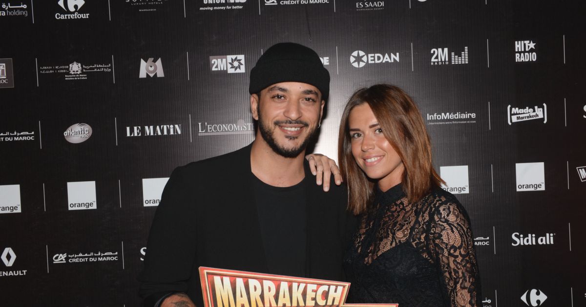 Exclusif Slimane Mokeddem (gagnant The Voice 5) et sa compagne Caroline au cocktail Aftershow
