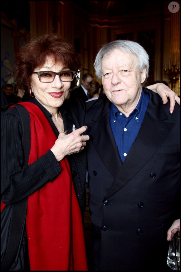 Judith Magre et Roger Dumas - Cocktail dînatoire au Ministère de la Culture pour les nominations des Molières en 2006