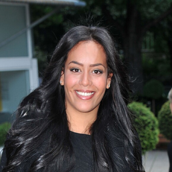 Amel Bent - People au village des Internationaux de France de tennis de Roland Garros à Paris. Le 5 juin 2014.