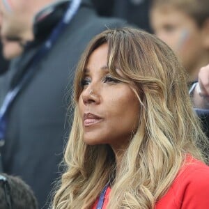 Cathy Guetta lors du match du quart de finale de l'UEFA Euro 2016 France-Islande au Stade de France à Saint-Denis, France le 3 juillet 2016. © Cyril Moreau/Bestimage