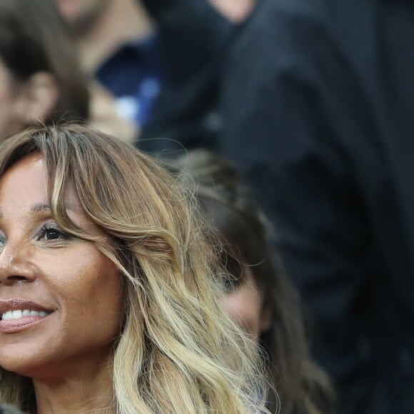 Cathy Guetta lors du match du quart de finale de l'UEFA Euro 2016 France-Islande au Stade de France à Saint-Denis, France le 3 juillet 2016. © Cyril Moreau/Bestimage