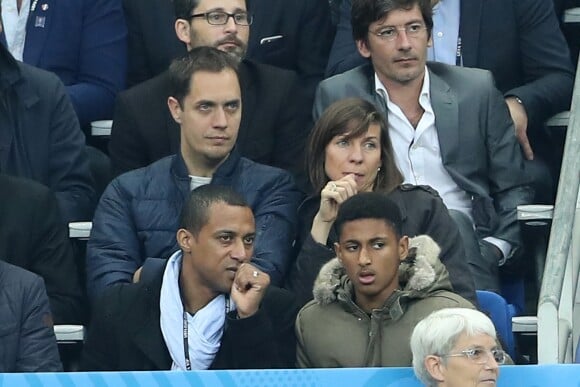 Grand Corps Malade lors du match du quart de finale de l'UEFA Euro 2016 France-Islande au Stade de France à Saint-Denis, France le 3 juillet 2016. © Cyril Moreau/Bestimage