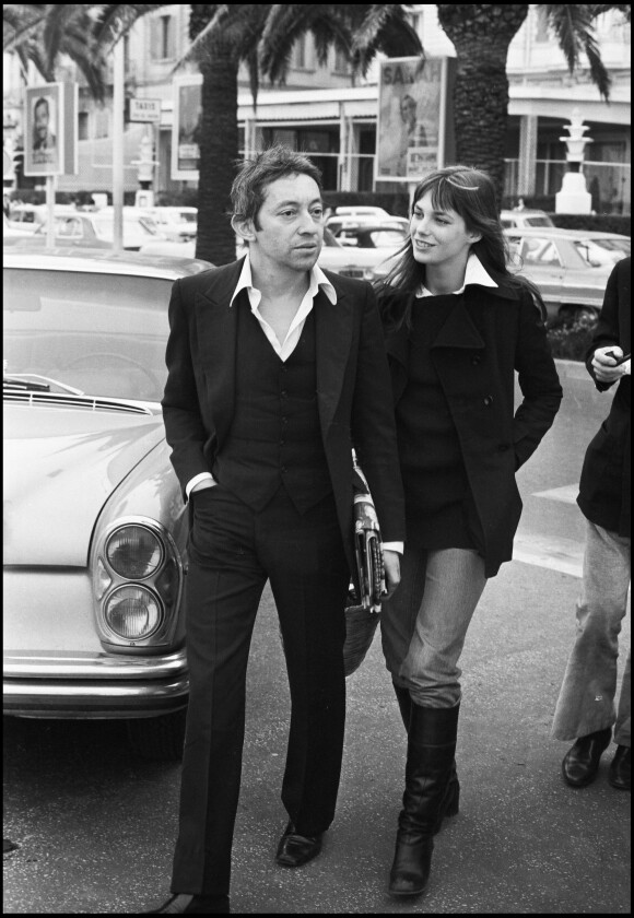 Serge Gainbourg et Jane Birkin à Cannes 1969