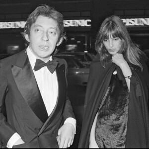 Serge Gainbourg et Jane Birkin à Paris