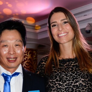 Exclusif - Taki Zhang, Christine Chevalier (Chargée de communication web chez UNICEF France), Laury Thilleman et Lorie Pester lors du "Gala Exquis", un dîner de gala exceptionnel, au profit de l'UNICEF France, au restaurant Exquis à Paris, France le 4 juillet 2016, organisé par l'Association Internationale de la Gastronomie Chinoise, qui représente plus de 10 000 restaurants asiatiques en France. © Coadic Guirec/Bestimage