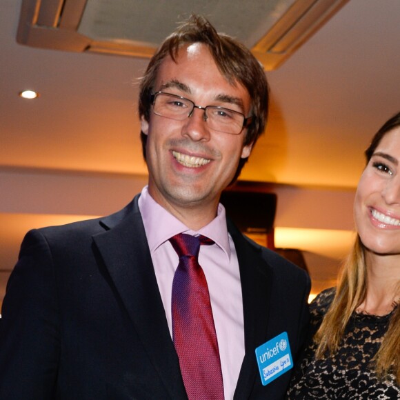 Exclusif - Sébastien Lyon (Directeur général de l'UNICEF France) et Laury Thilleman lors du "Gala Exquis", un dîner de gala exceptionnel, au profit de l'UNICEF France, au restaurant Exquis à Paris, France le 4 juillet 2016, organisé par l'Association Internationale de la Gastronomie Chinoise, qui représente plus de 10 000 restaurants asiatiques en France. © Coadic Guirec/Bestimage