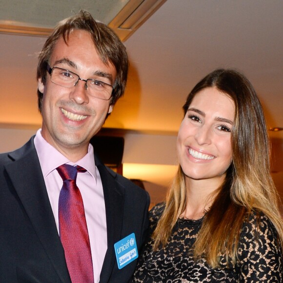 Exclusif - Sébastien Lyon (Directeur général de l'UNICEF France) et Laury Thilleman lors du "Gala Exquis", un dîner de gala exceptionnel, au profit de l'UNICEF France, au restaurant Exquis à Paris, France le 4 juillet 2016, organisé par l'Association Internationale de la Gastronomie Chinoise, qui représente plus de 10 000 restaurants asiatiques en France. © Coadic Guirec/Bestimage