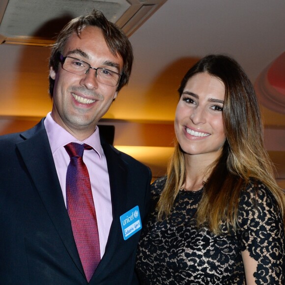 Exclusif - Sébastien Lyon (Directeur général de l'UNICEF France) et Laury Thilleman lors du "Gala Exquis", un dîner de gala exceptionnel, au profit de l'UNICEF France, au restaurant Exquis à Paris, France le 4 juillet 2016, organisé par l'Association Internationale de la Gastronomie Chinoise, qui représente plus de 10 000 restaurants asiatiques en France. © Coadic Guirec/Bestimage