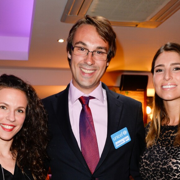 Exclusif - Laury Thilleman, Sébastien Lyon (Directeur général de l'UNICEF France) et Lorie Pester lors du "Gala Exquis", un dîner de gala exceptionnel, au profit de l'UNICEF France, au restaurant Exquis à Paris, France le 4 juillet 2016, organisé par l'Association Internationale de la Gastronomie Chinoise, qui représente plus de 10 000 restaurants asiatiques en France. © Coadic Guirec/Bestimage
