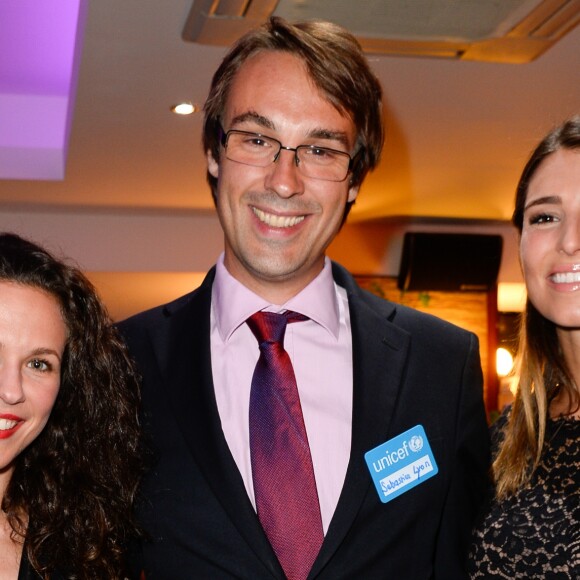 Exclusif - Laury Thilleman, Sébastien Lyon (Directeur général de l'UNICEF France) et Lorie Pester lors du "Gala Exquis", un dîner de gala exceptionnel, au profit de l'UNICEF France, au restaurant Exquis à Paris, France le 4 juillet 2016, organisé par l'Association Internationale de la Gastronomie Chinoise, qui représente plus de 10 000 restaurants asiatiques en France. © Coadic Guirec/Bestimage