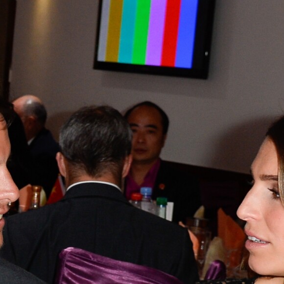 Exclusif - Laury Thilleman et son compagnon Juan Arbelaez lors du "Gala Exquis", un dîner de gala exceptionnel, au profit de l'UNICEF France, au restaurant Exquis à Paris, France le 4 juillet 2016, organisé par l'Association Internationale de la Gastronomie Chinoise, qui représente plus de 10 000 restaurants asiatiques en France. © Coadic Guirec/Bestimage