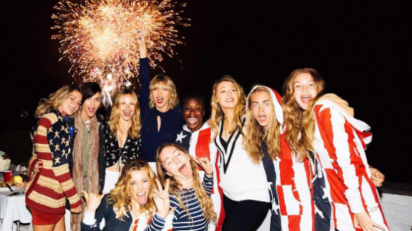 Taylor Swift, Gigi Hadid et Blake Lively : Un gang de stars aux couleurs des USA