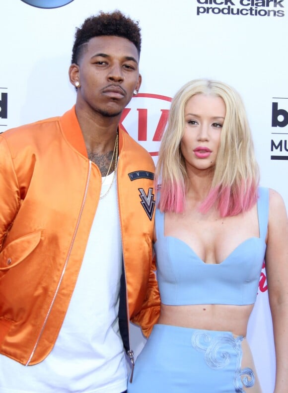 Iggy Azalea, Nick Young à la Soirée des "Billboard Music Awards" à Las Vegas le 17 mai 2015.