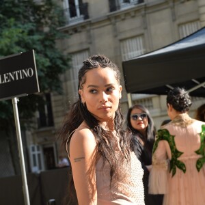 Zoë Kravitz - Défilé Valentino, collection haute couture automne-hiver 2016/2017, à l'hôtel Salomon de Rothschild. Paris, le 6 juillet 2016. © CVS-Veeren/Bestimage