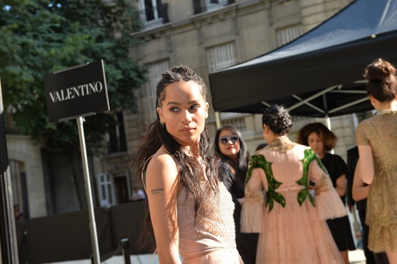 Zoë Kravitz - Défilé Valentino, collection haute couture automne-hiver 2016/2017, à l'hôtel Salomon de Rothschild. Paris, le 6 juillet 2016. © CVS-Veeren/Bestimage