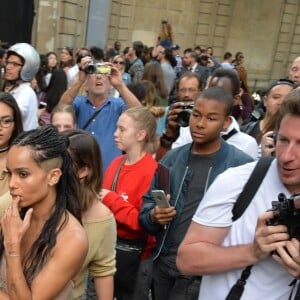 Zoë Kravitz - Défilé Valentino, collection haute couture automne-hiver 2016/2017, à l'hôtel Salomon de Rothschild. Paris, le 6 juillet 2016. © CVS-Veeren/Bestimage