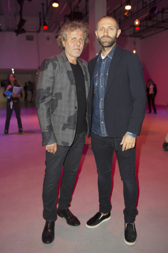 Renzo et Stefano Rosso - Défilé Viktor & Rolf (collection haute couture automne-hiver 2016/2017) à la Gaîté Lyrique. Paris, le 6 juillet 2016.